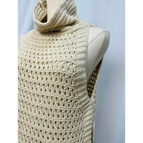 NWT! Free People Northern Lights Sleeveless Crochet Sweater XS - Picture 7 of 9